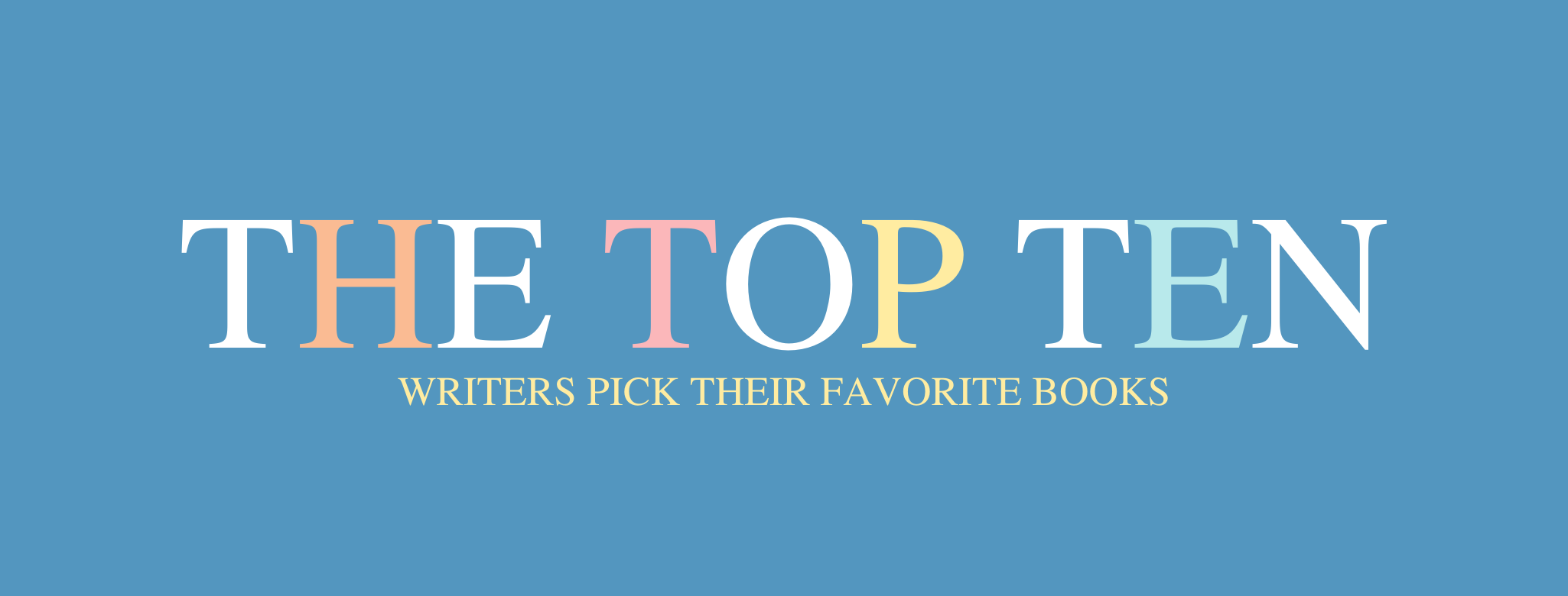 The List of Books The Top Ten Books